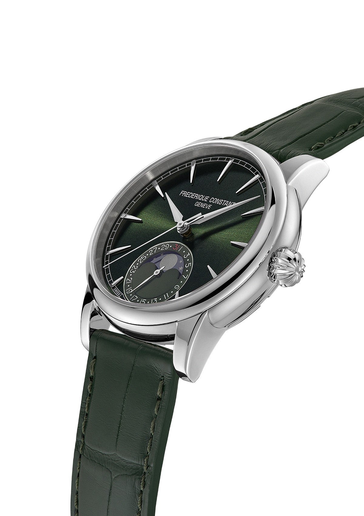 Classic Moonphase Date Manufacture Green