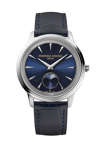 Classic Moonphase Quartz Blue